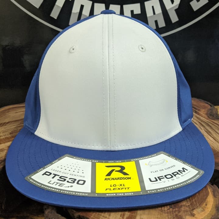 White/Royal - Front