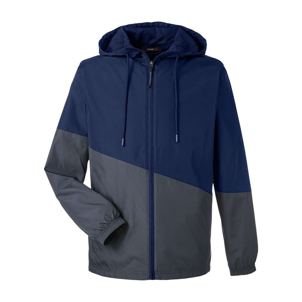 CUSTOM CORE365 UNISEX TECHNO LITE COLORBLOCK WINDBREAKER