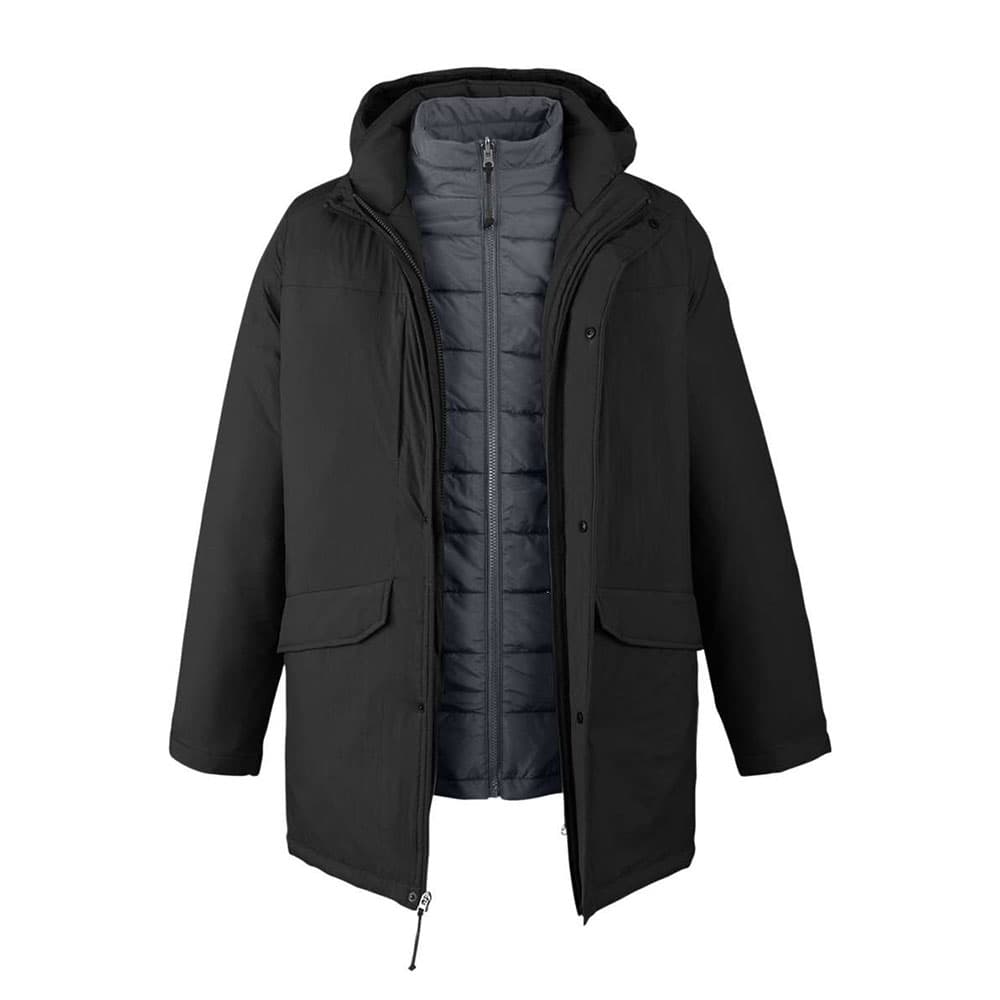 CUSTOM CORE365 MENS INSPIRE 3-IN-1 JACKET WITH INSULATED LINER