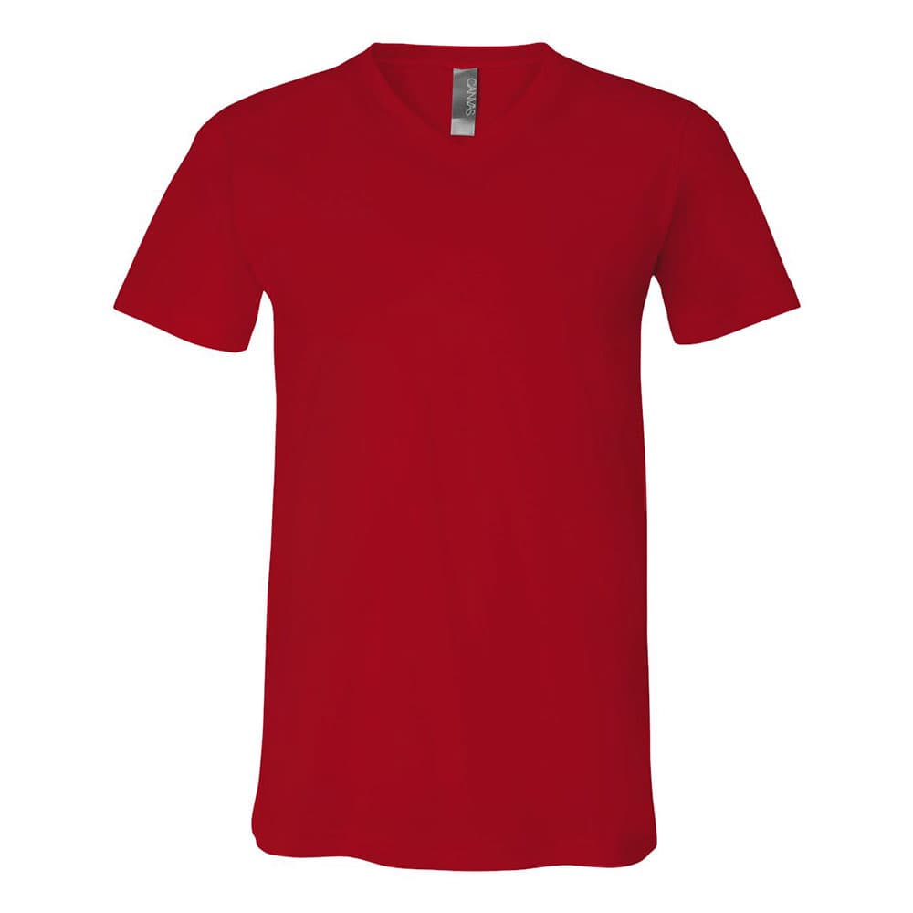 CUSTOM BELLA + CANVAS JERSEY V-NECK TEE