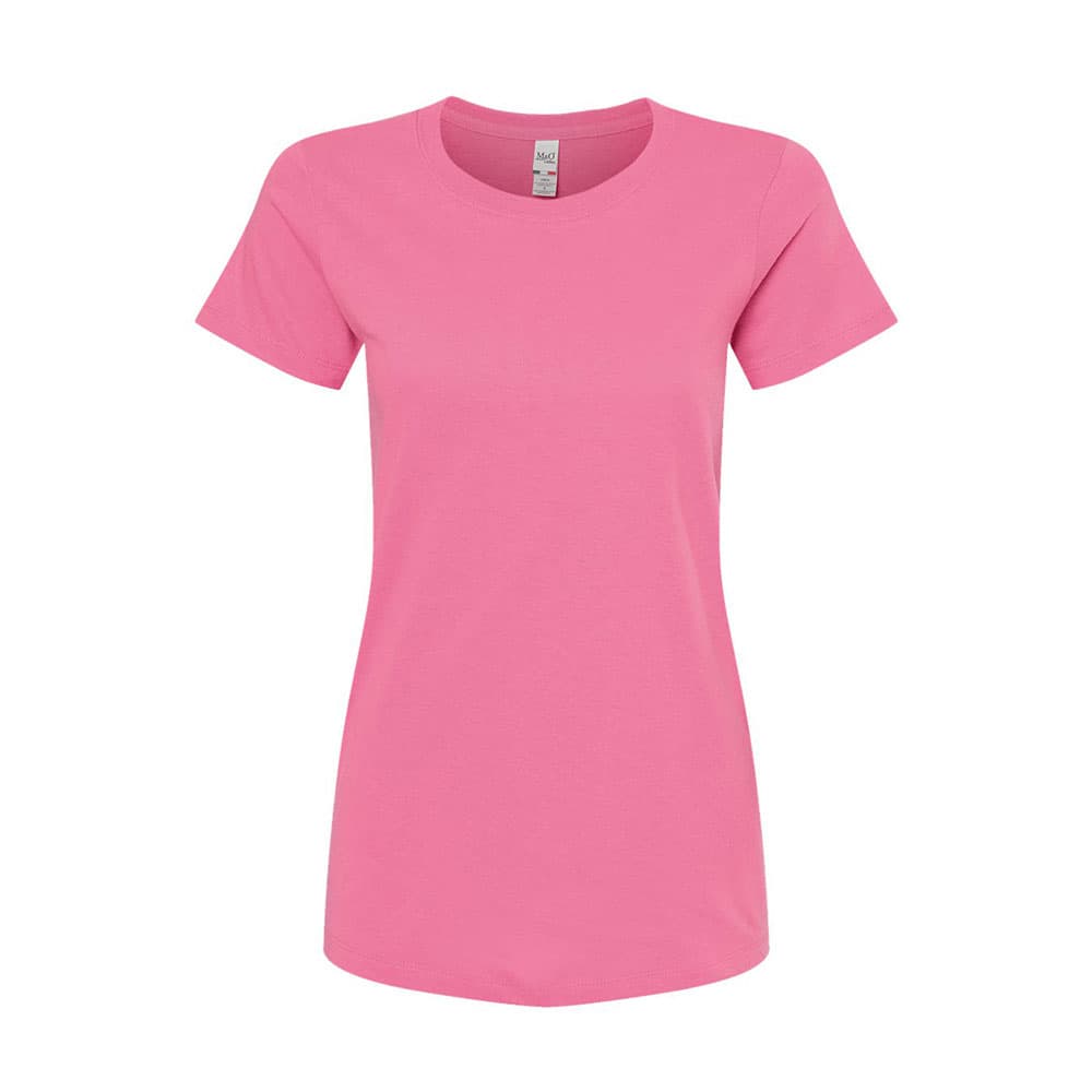 CUSTOM M&O WOMENS GOLD SOFT TOUCH T-SHIRT