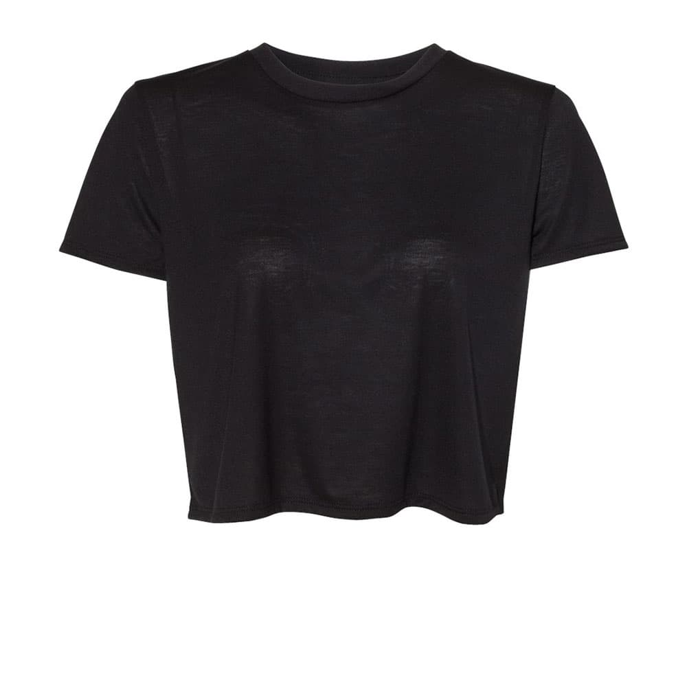 CUSTOM BELLA + CANVAS WOMEN'S FLOWY CROP TEE