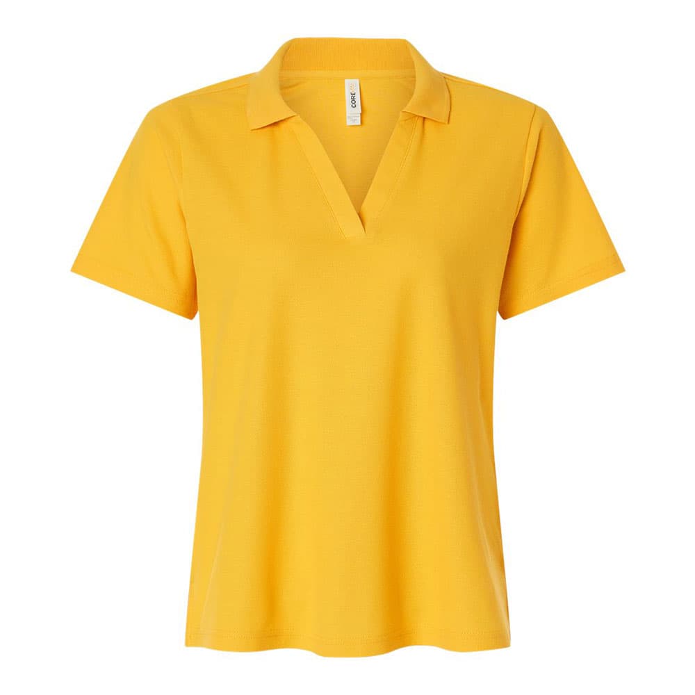 CUSTOM CORE365 WOMENS RESOLVE CVC PERFORMANCE PIQUE POLO