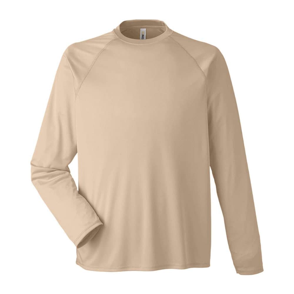 CUSTOM CORE365 UNISEX ULTRA UVP™ MARINA RAGLAN LONG SLEEVE T-SHIRT