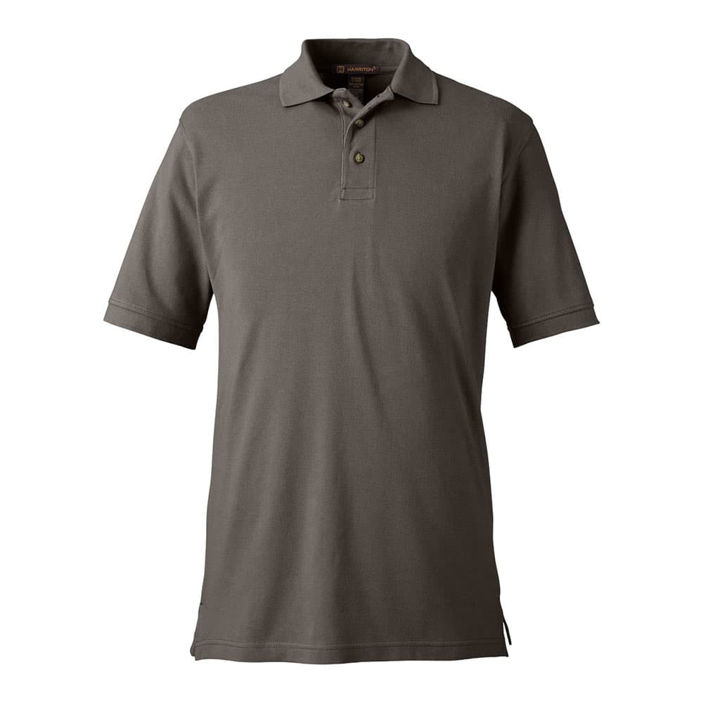 CUSTOM HARRITON MENS PIQUE POLO