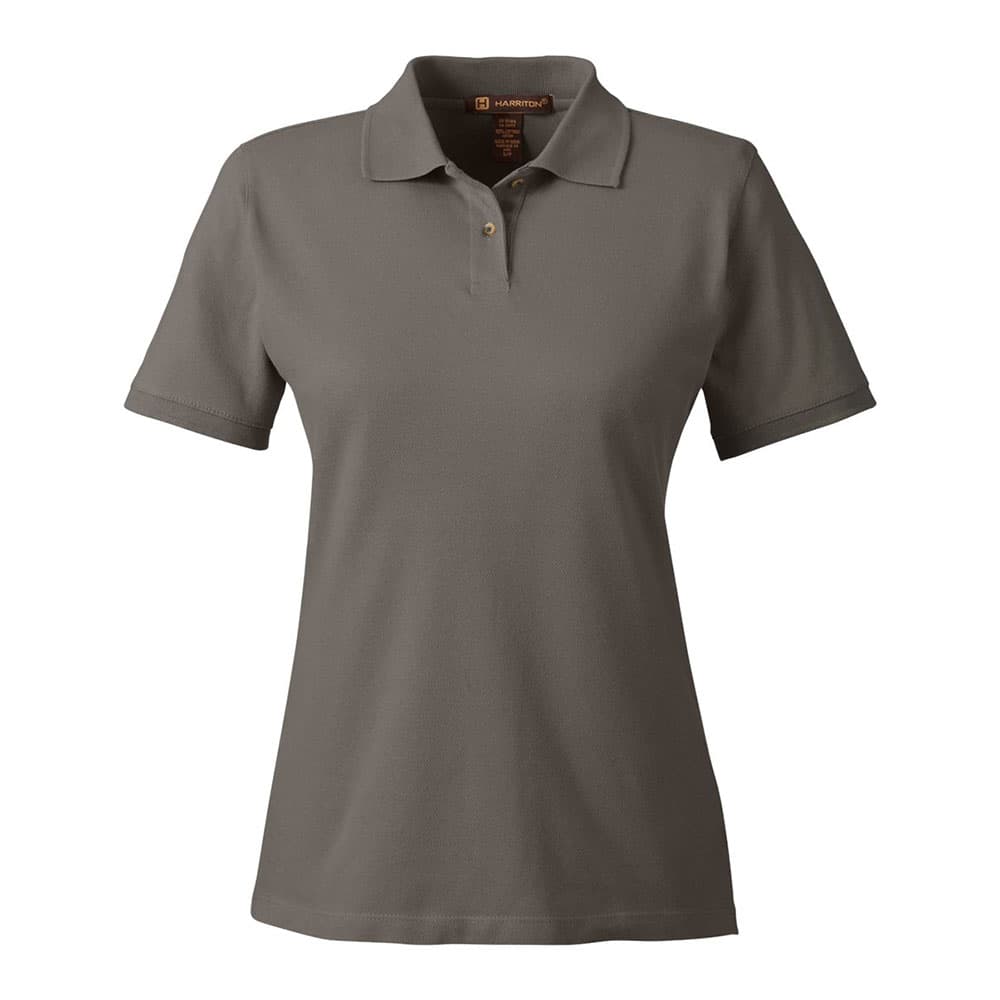 CUSTOM HARRITON WOMENS PIQUE POLO