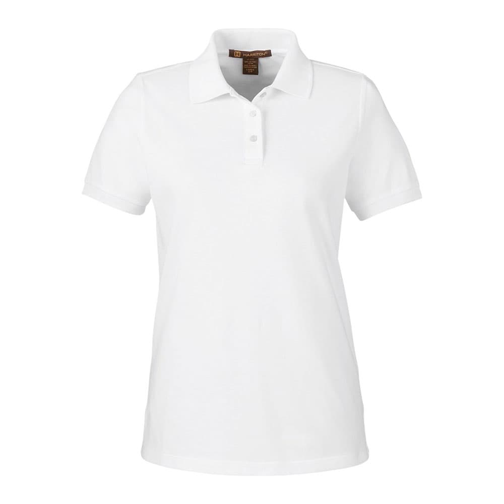 CUSTOM HARRITON WOMENS VALIANT COTTON SNAG PROTECT POLO