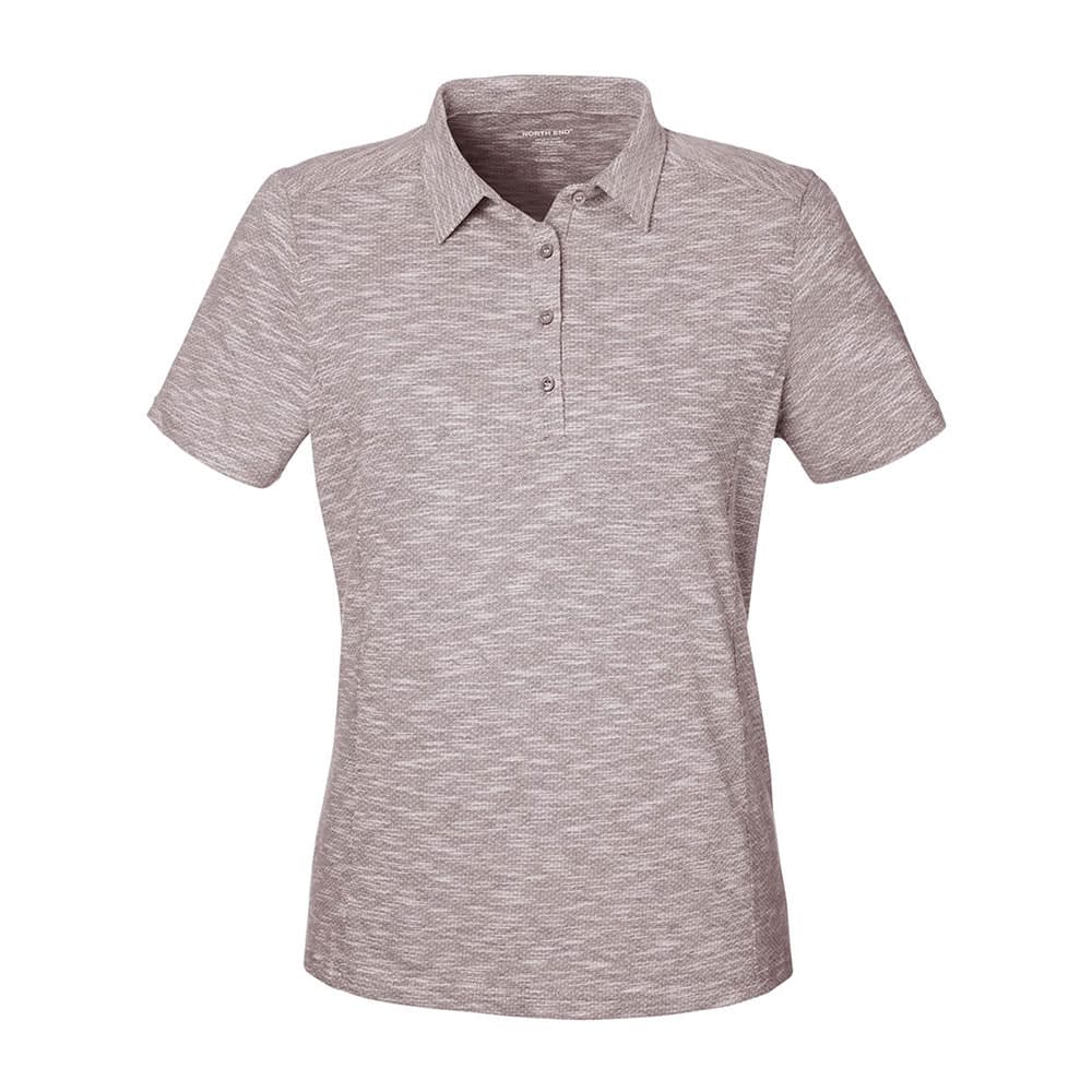 CUSTOM NORTH END WOMENS ECLIPSE JACQUARD POLO