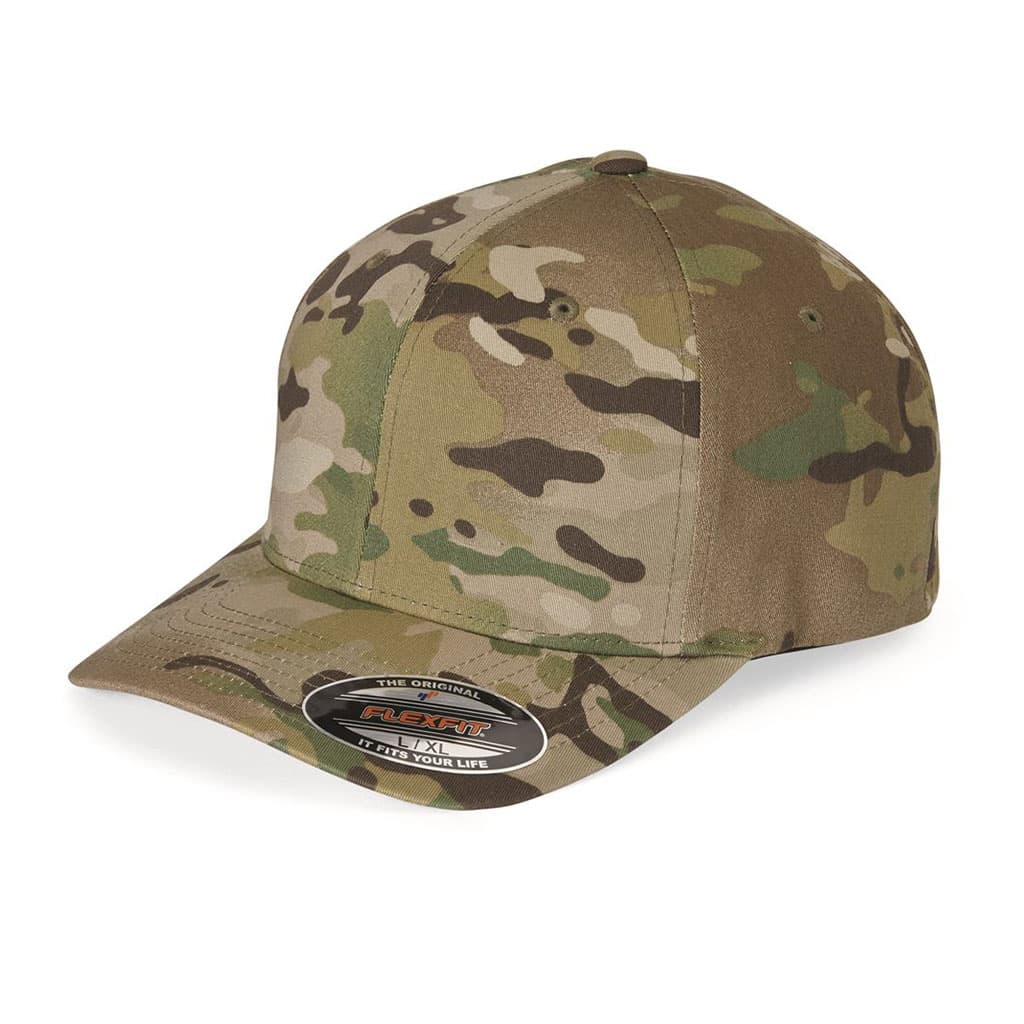 CUSTOM FLEXFIT CAMO TWILL CAP