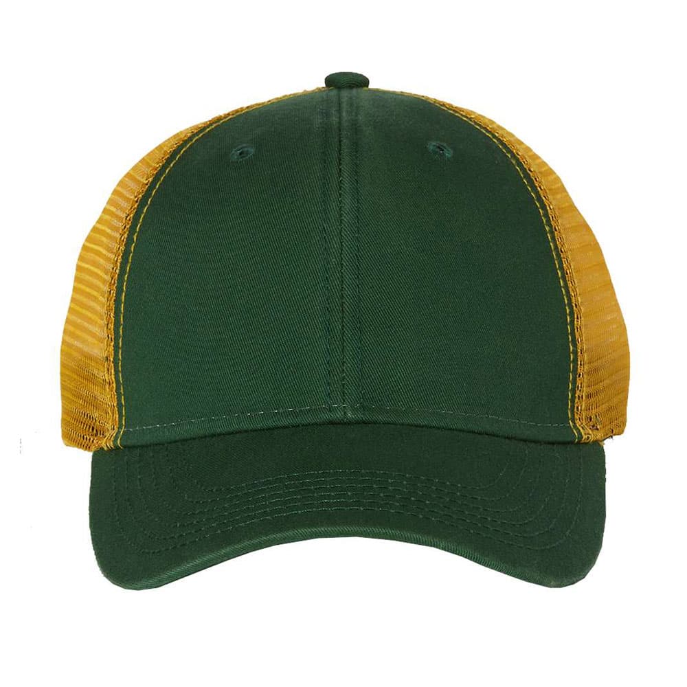 CUSTOM VALUCAP BIO-WASHED TRUCKER CAP