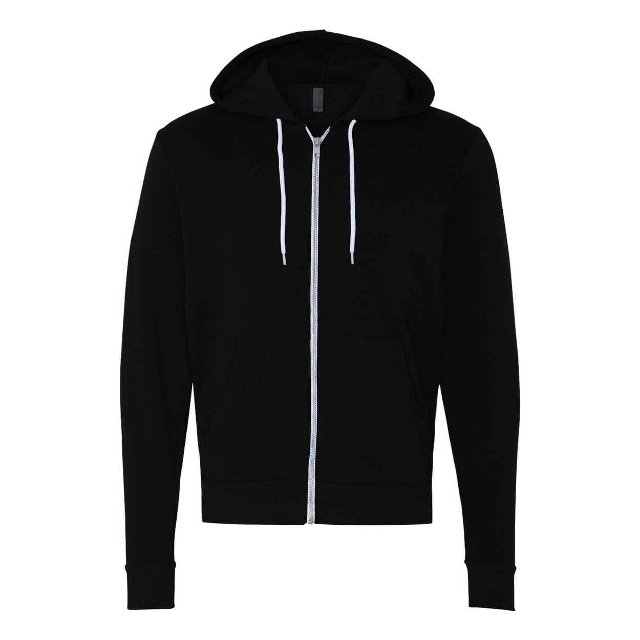 CUSTOM BELLA + CANVAS UNISEX SPONGE FLEECE FULL ZIP HOODIE