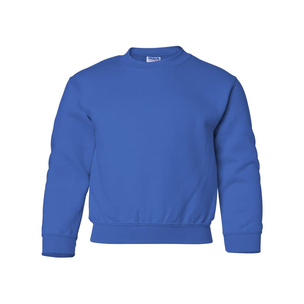 CUSTOM GILDAN HEAVY BLEND YOUTH CREWNECK SWEATSHIRT