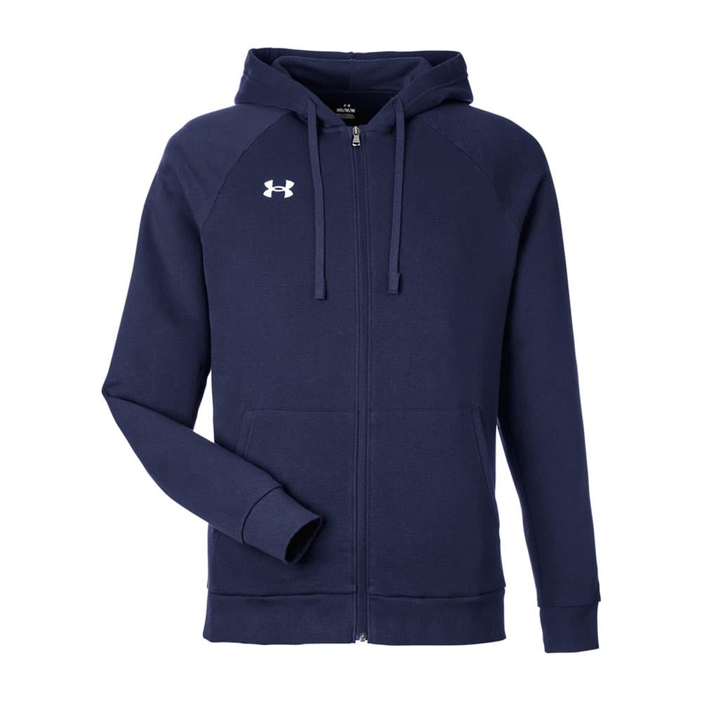 CUSTOM UNDER ARMOUR MENS RIVAL FLEECE FULL-ZIP