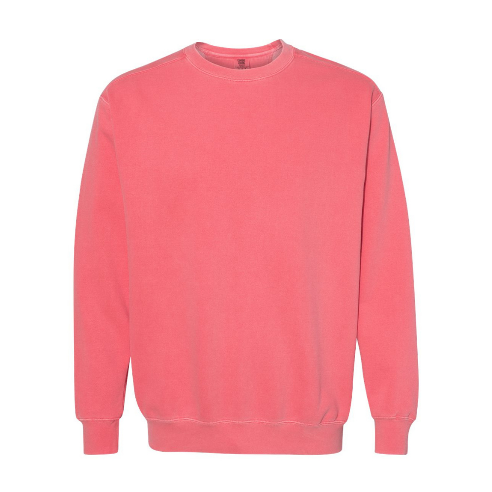 CUSTOM COMFORT COLORS UNISEX GARMENT-DYED CREWNECK SWEATSHIRT