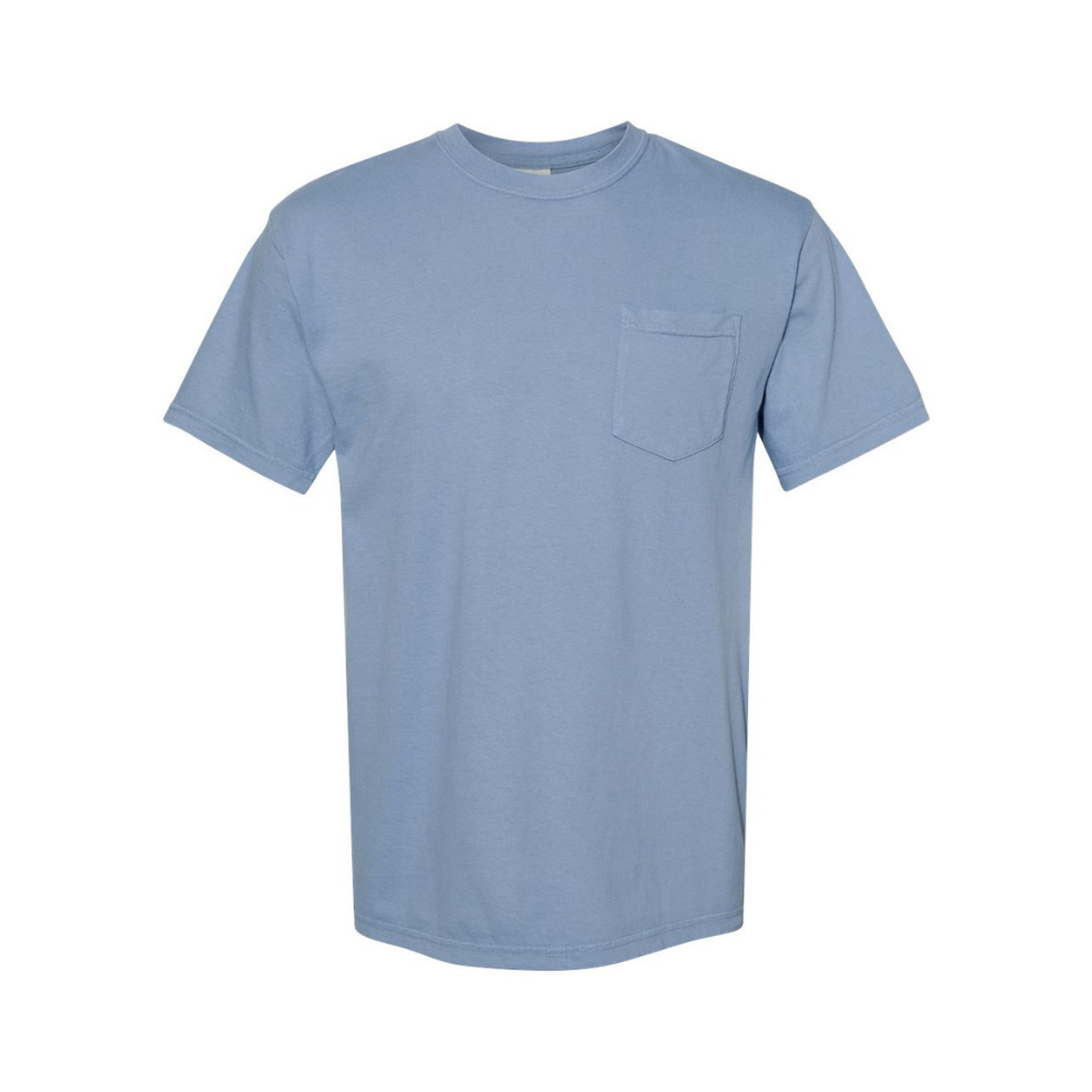 CUSTOM COMFORT COLORS UNISEX GARMENT-DYED HEAVYWEIGHT POCKET T-SHIRT