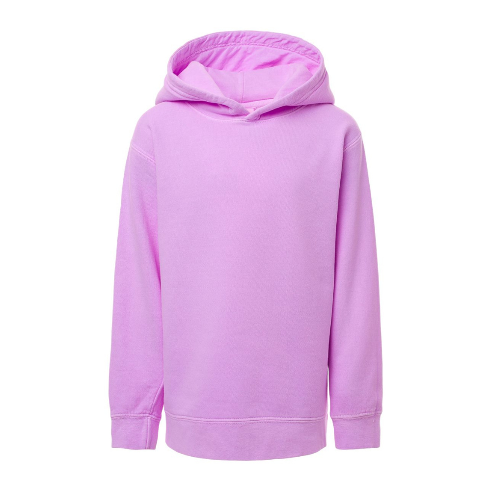 CUSTOM COMFORT COLORS YOUTH GARMENT DYED LIGHTWEIGHT HOODED SWEATSHIRT