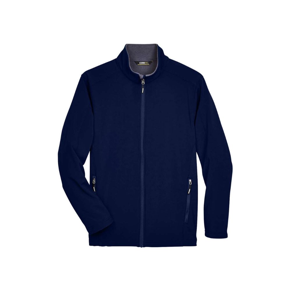 CUSTOM CORE365 MEN'S TALL CRUISE TWO-LAYER FLEECE BONDED SOFT SHELL JACKET