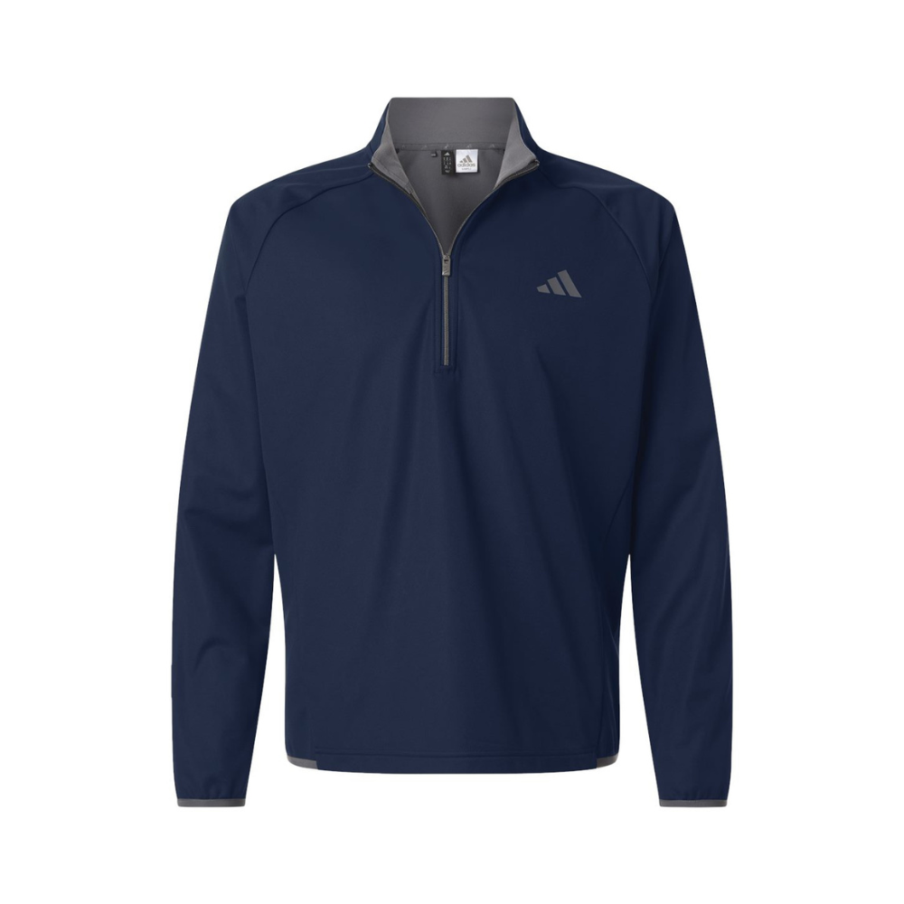 CUSTOM ADIDAS MEN'S ULTIMATE365 WIND QUARTER-ZIP PULLOVER