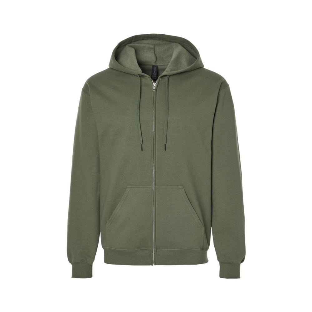 CUSTOM GILDAN UNISEX SOFTSTYLE® MIDWEIGHT FULL-ZIP HOODED SWEATSHIRT