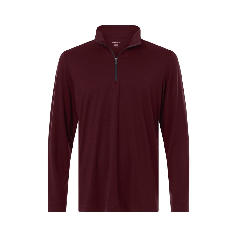 CUSTOM NORTH END MEN'S JAQ STRETCH PERFORMANCE QUARTER-ZIP