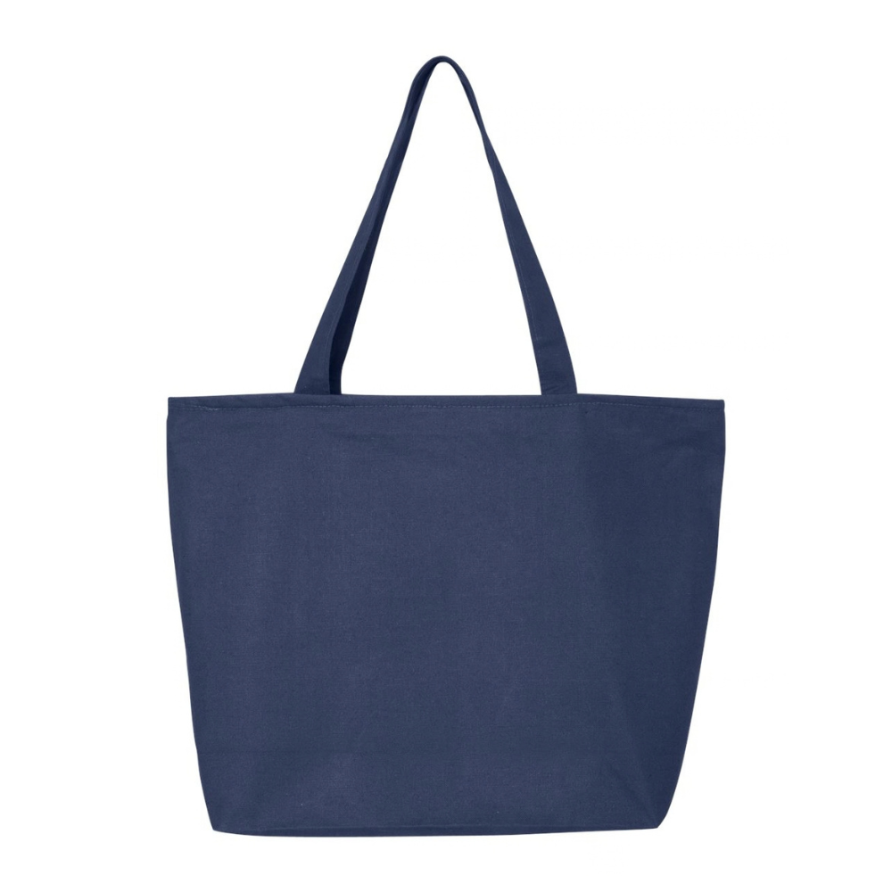 CUSTOM Q-TEES 25L ZIPPERED TOTE