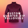 Custom Quarter-Zip Pullovers