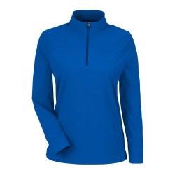 CUSTOM DEVON & JONES WOMENS CROWNLUX PERFORMANCE® WINDSOR WELDED QUARTER-ZIP PULLOVER CUSTOM DEVON & JONES WOMENS CROWNLUX PERFORMANCE® WINDSOR WELDED QUARTER-ZIP PULLOVER