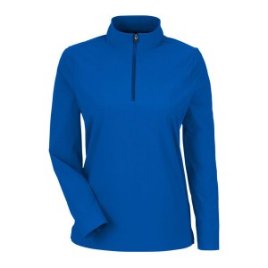 CUSTOM DEVON & JONES WOMENS CROWNLUX PERFORMANCE® WINDSOR WELDED QUARTER-ZIP PULLOVER CUSTOM DEVON & JONES WOMENS CROWNLUX PERFORMANCE® WINDSOR WELDED QUARTER-ZIP PULLOVER