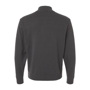 CUSTOM DEVON & JONES MENS NEW CLASSICS QUARTER-ZIP PULLOVER BACK CUSTOM DEVON & JONES MENS NEW CLASSICS QUARTER-ZIP PULLOVER BACK