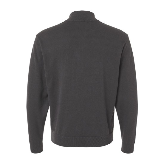 CUSTOM DEVON & JONES MENS NEW CLASSICS QUARTER-ZIP PULLOVER CUSTOM DEVON & JONES MENS NEW CLASSICS QUARTER-ZIP PULLOVER