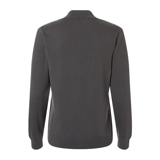 CUSTOM DEVON & JONES WOMENS NEW CLASSICS QUARTER-ZIP PULLOVER CUSTOM DEVON & JONES WOMENS NEW CLASSICS QUARTER-ZIP PULLOVER