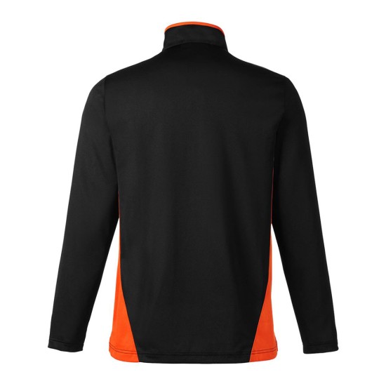 CUSTOM HARRITON MENS FLASH SNAG PROTECTION PLUS IL COLORBLOCK QUARTER-ZIP PULLOVER CUSTOM HARRITON MENS FLASH SNAG PROTECTION PLUS IL COLORBLOCK QUARTER-ZIP PULLOVER