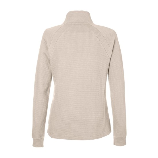 CUSTOM NORTH END WOMENS RHYTHM WAFFLE CROSS-NECK PULLOVER CUSTOM NORTH END WOMENS RHYTHM WAFFLE CROSS-NECK PULLOVER