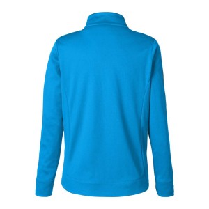 CUSTOM CORE365 WOMENS MARKET SNAG PROTECT MESH COLORBLOCK QUARTER-ZIP PULLOVER BACK CUSTOM CORE365 WOMENS MARKET SNAG PROTECT MESH COLORBLOCK QUARTER-ZIP PULLOVER BACK