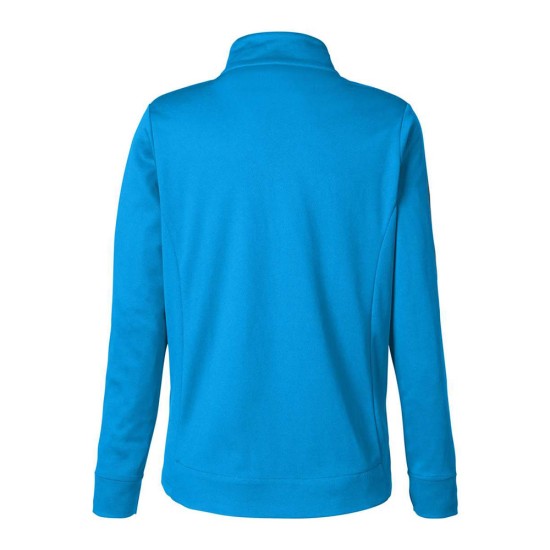 CUSTOM CORE365 WOMENS MARKET SNAG PROTECT MESH COLORBLOCK QUARTER-ZIP PULLOVER CUSTOM CORE365 WOMENS MARKET SNAG PROTECT MESH COLORBLOCK QUARTER-ZIP PULLOVER