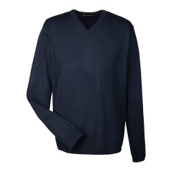 CUSTOM HARRITON MENS PIBLOC™ V-NECK SWEATER