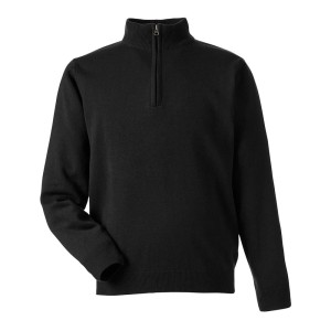 CUSTOM HARRITON UNISEX PILBLOC™ QUARTER-ZIP PULLOVER SWEATER