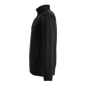 CUSTOM HARRITON UNISEX PILBLOC QUARTER-ZIP PULLOVER SWEATER LEFT