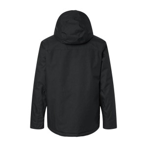 CUSTOM COLUMBIA MENS TIPTON PEAK III INSULATED HOODED JACKET BACK CUSTOM COLUMBIA MENS TIPTON PEAK III INSULATED HOODED JACKET BACK