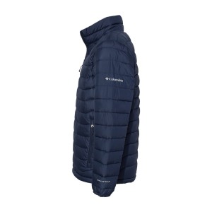 CUSTOM COLUMBIA MENS POWDER LITE II JACKET FRONT LEFT