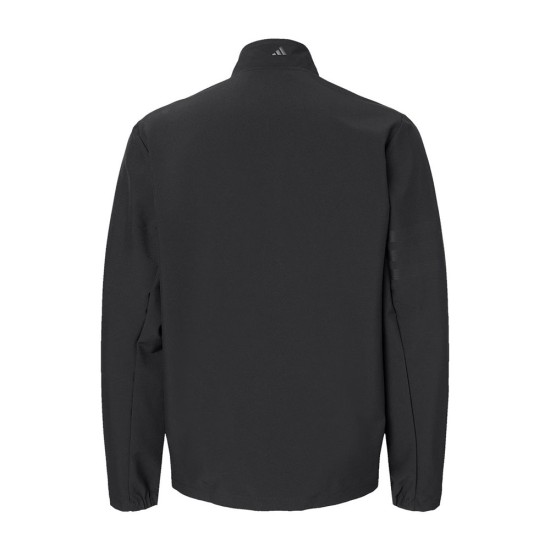 CUSTOM ADIDAS MENS WIND RESISTANT FULL-ZIP JACKET CUSTOM ADIDAS MENS WIND RESISTANT FULL-ZIP JACKET