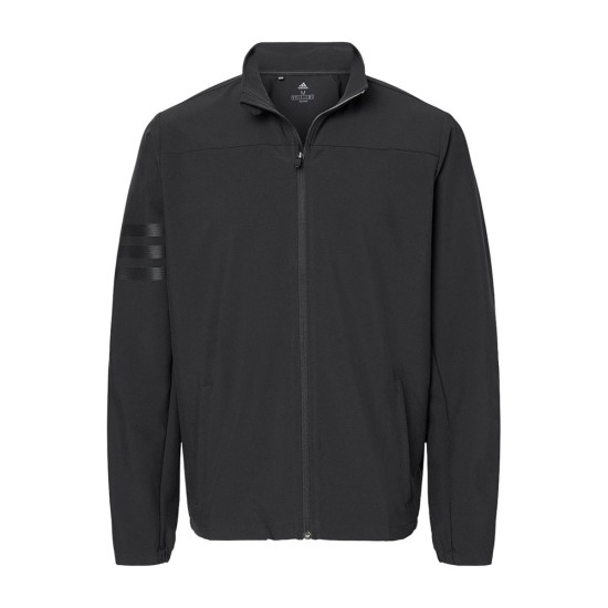 CUSTOM ADIDAS MENS WIND RESISTANT FULL-ZIP JACKET CUSTOM ADIDAS MENS WIND RESISTANT FULL-ZIP JACKET