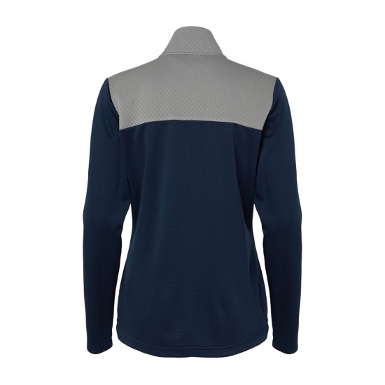 CUSTOM ADIDAS WOMENS TEXTURED MIXED MEDIA FULL-ZIP JACKET