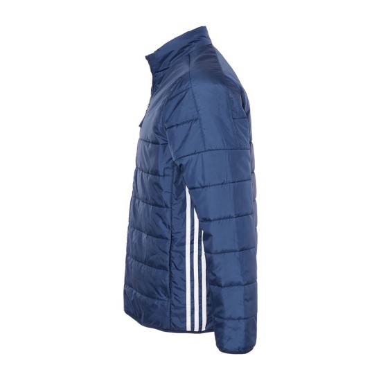 CUSTOM ADIDAS MENS 3-STRIPES PUFFER FULL-ZIP JACKET CUSTOM ADIDAS MENS 3-STRIPES PUFFER FULL-ZIP JACKET