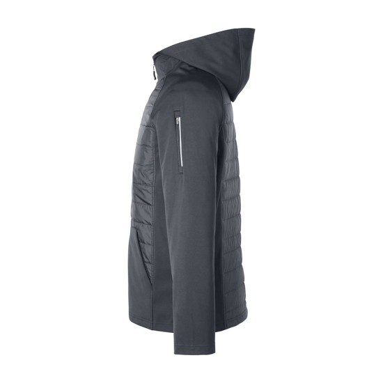 CUSTOM CORE365 UNISEX TECHNO LITE HYBRID HOODED JACKET