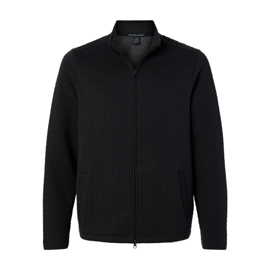 CUSTOM DEVON & JONES MENS BERKLEY TEXTURED FULL-ZIP JACKET
