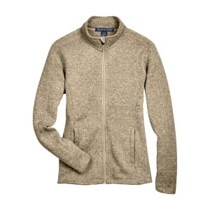 CUSTOM DEVON & JONES WOMENS BRISTOL FULL-ZIP SWEATER FLEECE JACKET