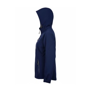 CUSTOM NORTH END WOMENS PROSPECT TWO-LAYER FLEECE BONDED SOFT SHELL HOODED JACKET LEFT