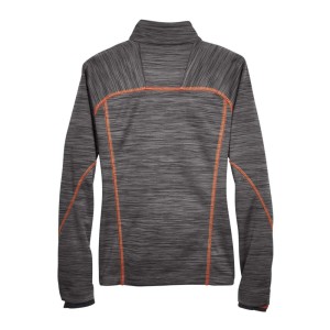 CUSTOM NORTH END WOMENS FLUX MÉLANGE BONDED FLEECE JACKET BACK