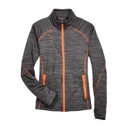 CUSTOM NORTH END WOMENS FLUX MÉLANGE BONDED FLEECE JACKET